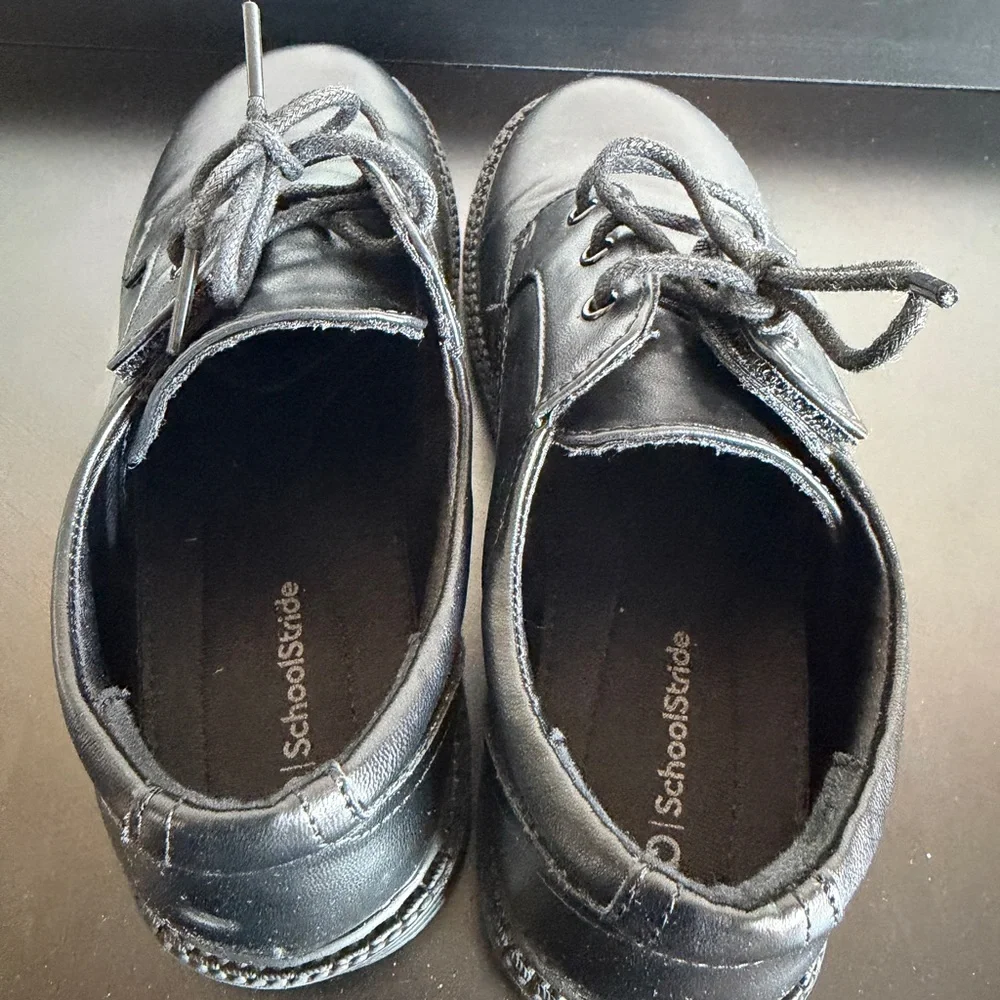 Elegant Black Kids Dress Shoes